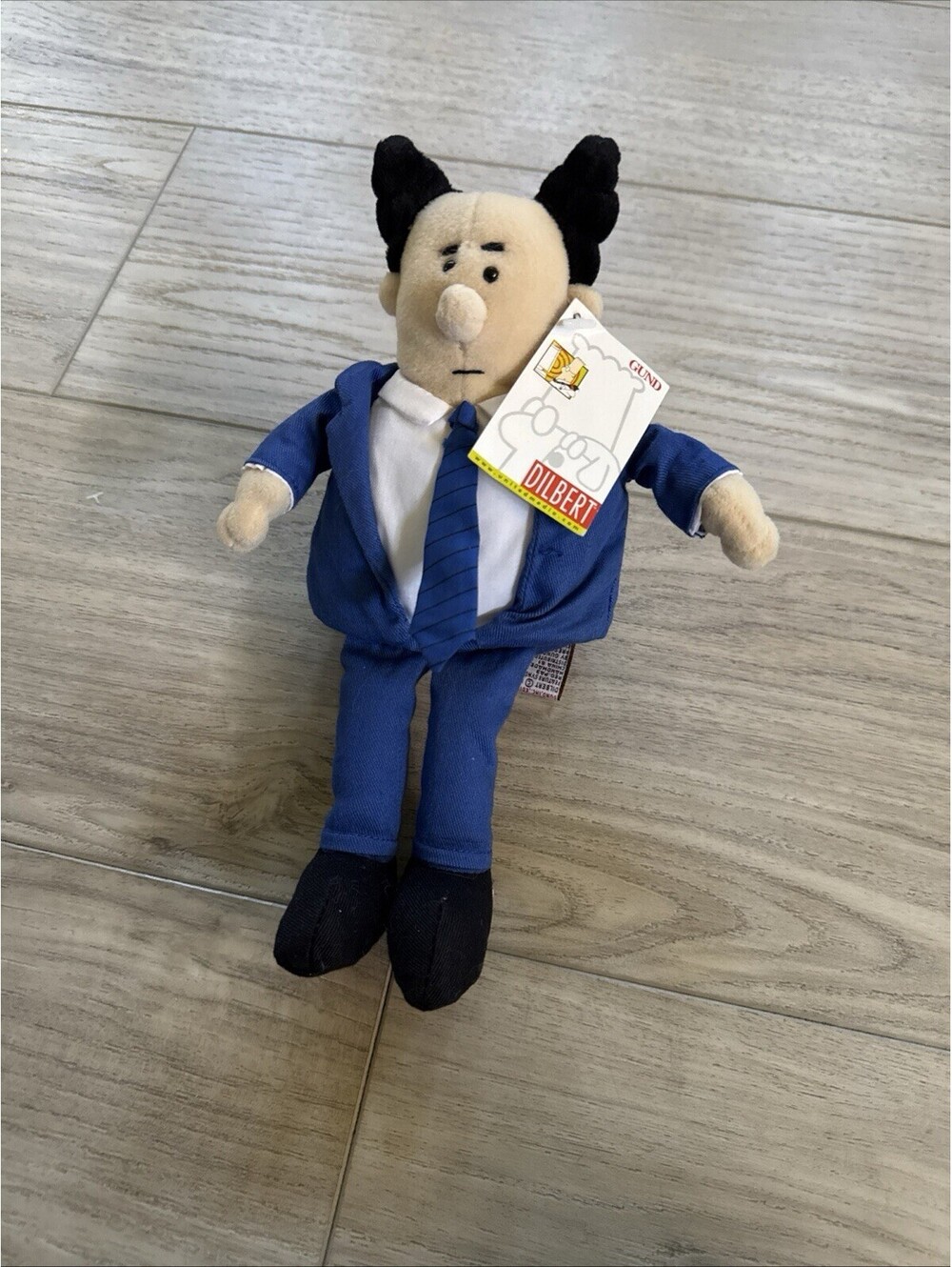 Dilbert Pointy Haired Boss Vintage Gund Plush 10" Beanbag With Tags